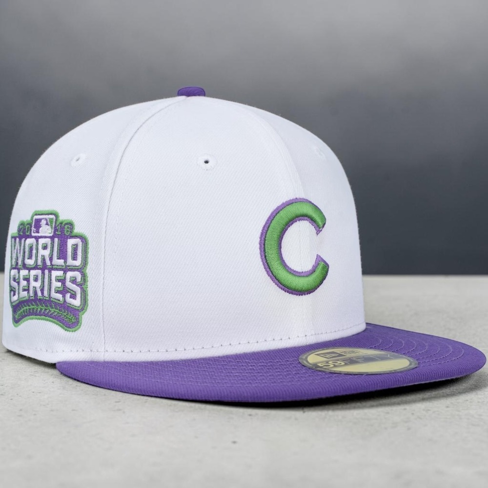 Chicago‎ Cubs World Series 2016 Side Patch Fitted Hat Size 7 5/8 New Era 59Fifty